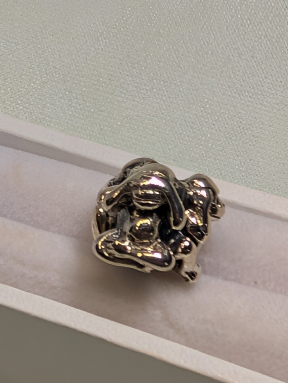 *Retired Three Monkeys Trollbead Silver